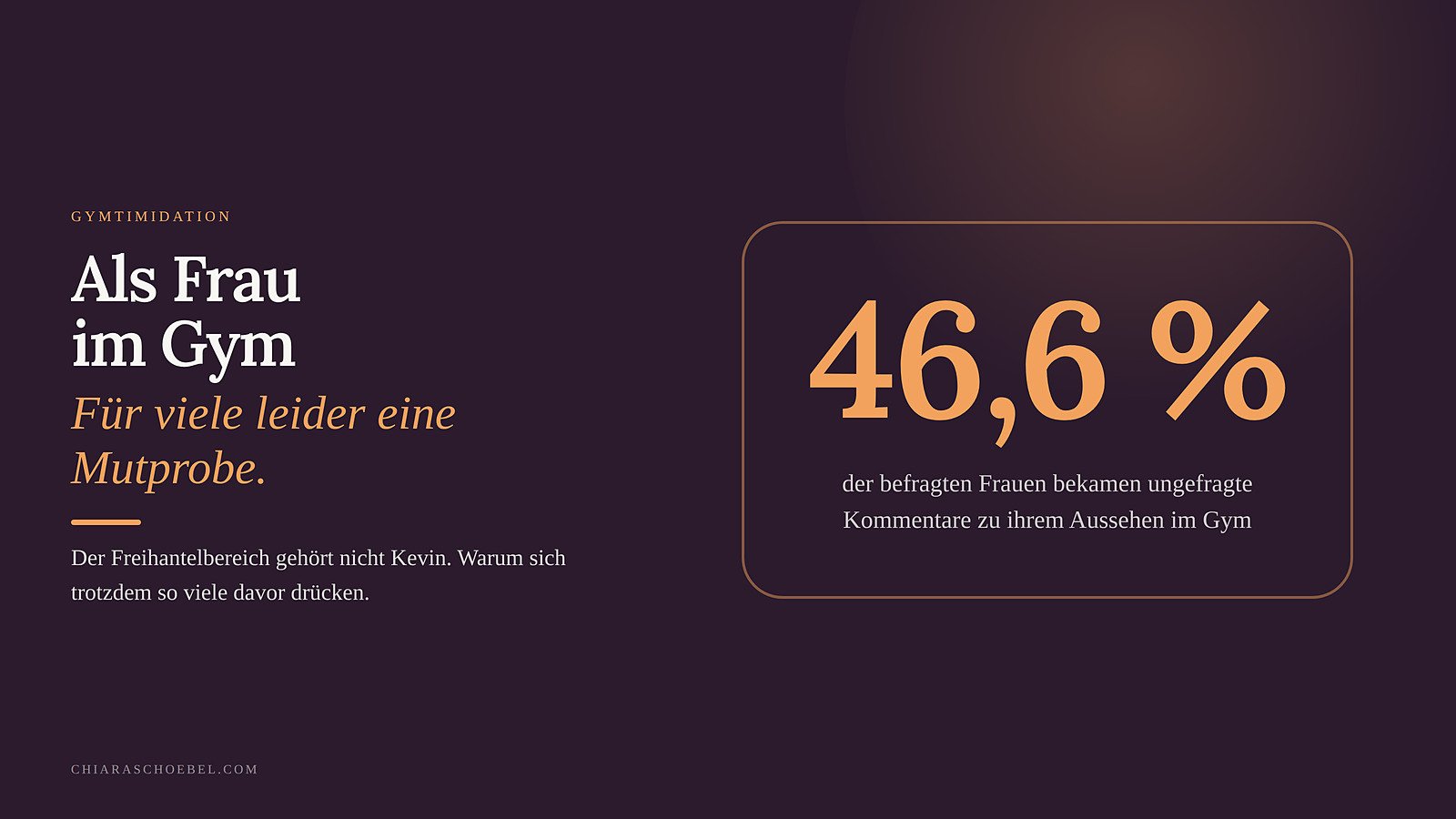 Als Frau im Gym – für viele (leider) eine Mutprobe